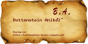 Bottenstein Anikó névjegykártya